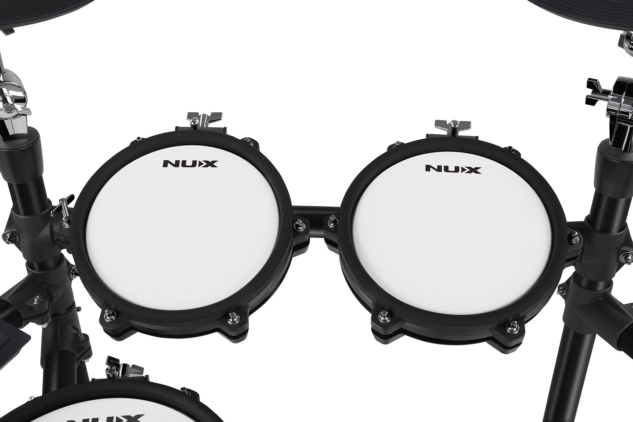 NU-X DM-310 All-Mesh Head Electronic Drum Kit, Action Position Back