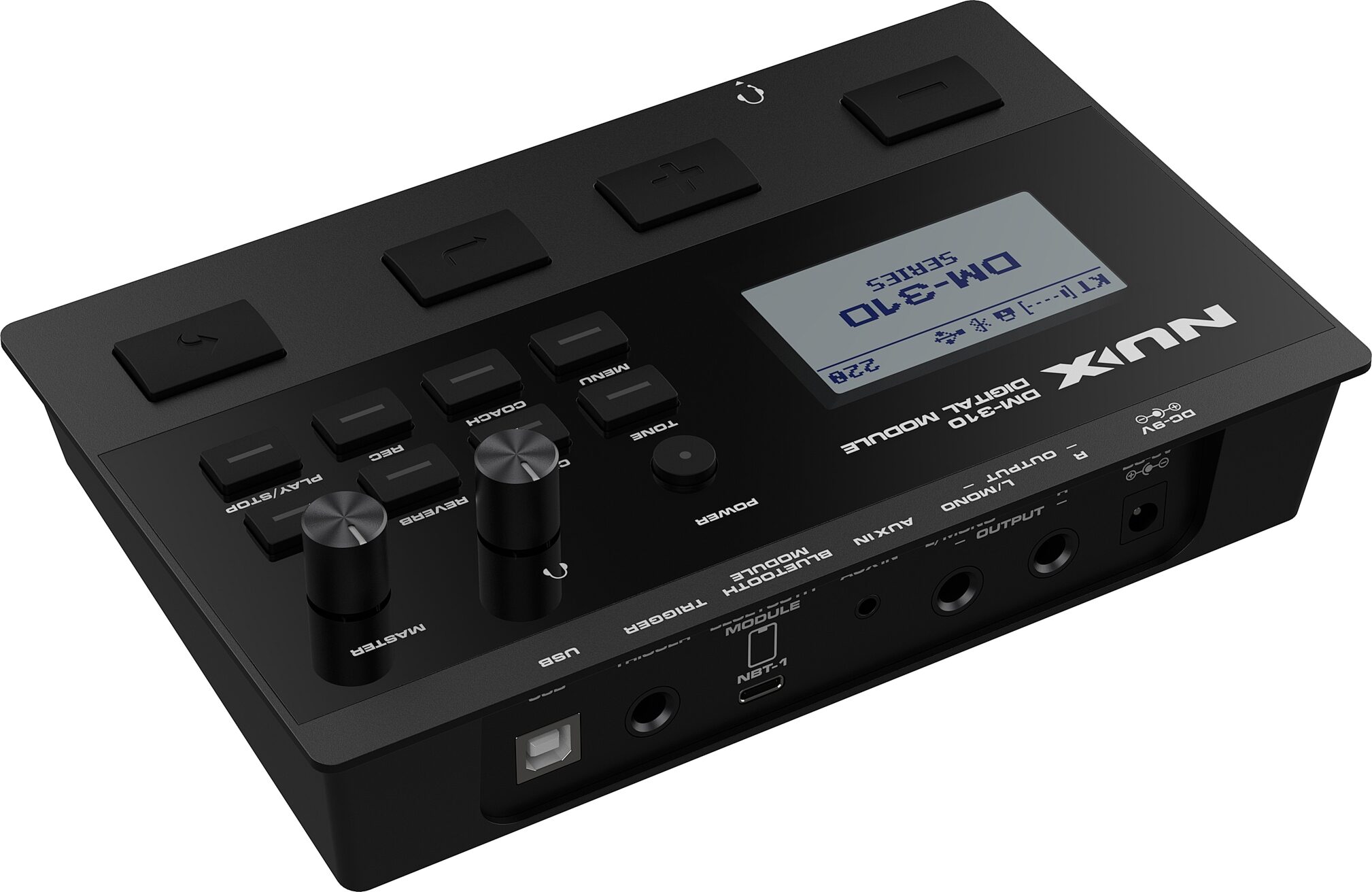 NU-X DM-310 All-Mesh Head Electronic Drum Kit, Action Position Back