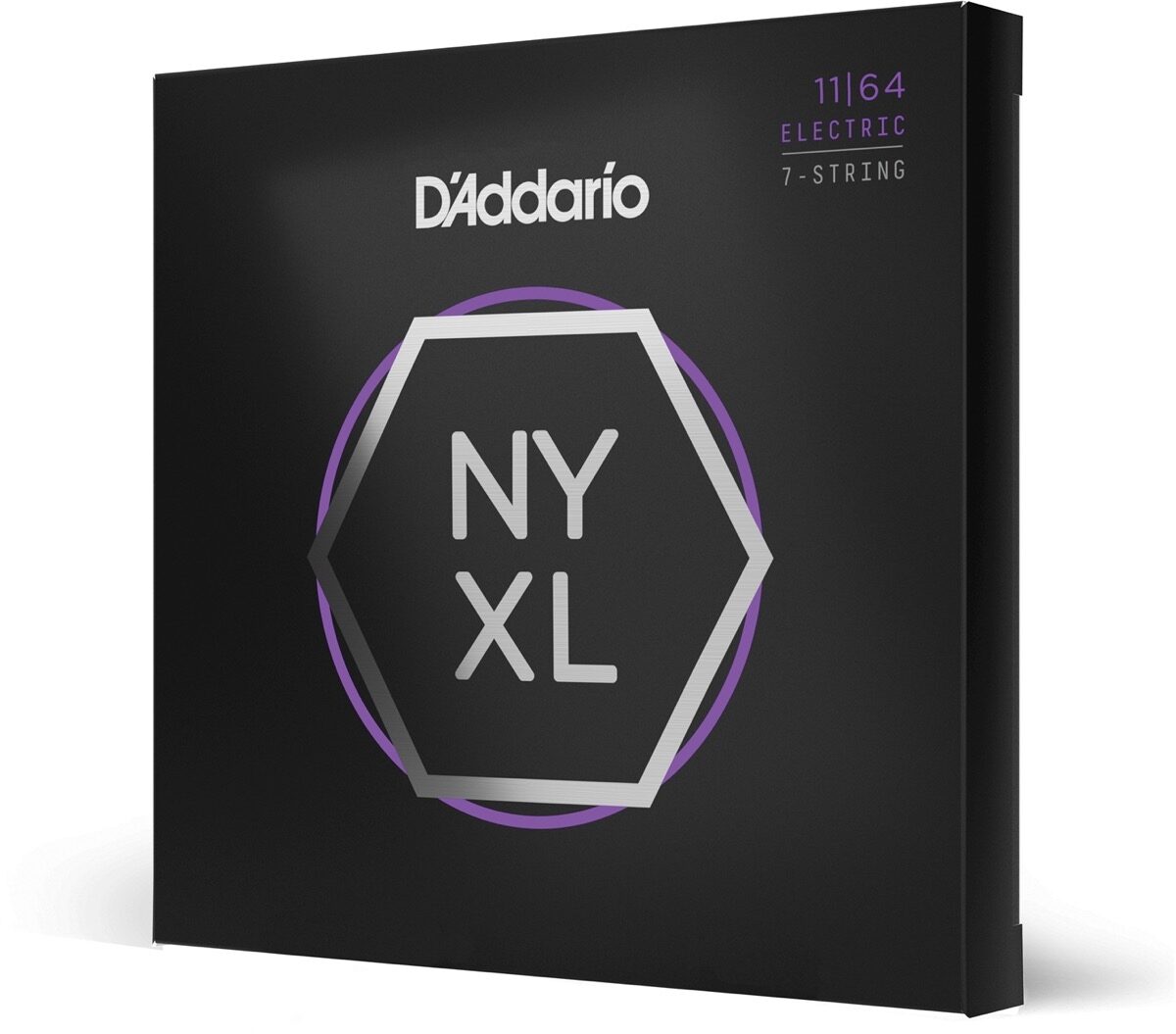 D'Addario NYXL Nickel Wound Electric Guitar Strings, 7-String, NYXL1164, Medium, main