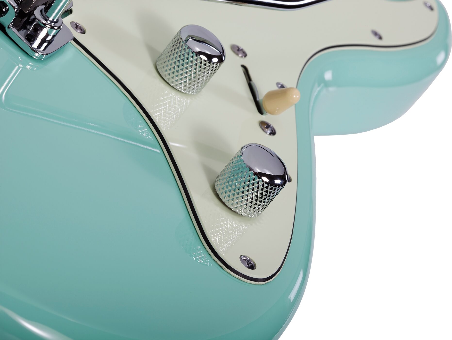 Schecter Nick Johnston HSS 10th Anniversary Traditional Electric Guitar, Atomic Green, Action Position Back