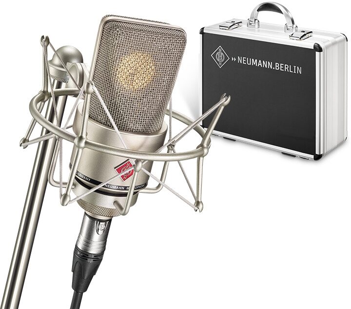 Neumann TLM 103 Mono Set Large-Diaphragm Condenser Microphone with Shock Mount and Aluminum Case, Nickel, TLM 103 Mono Set, Main