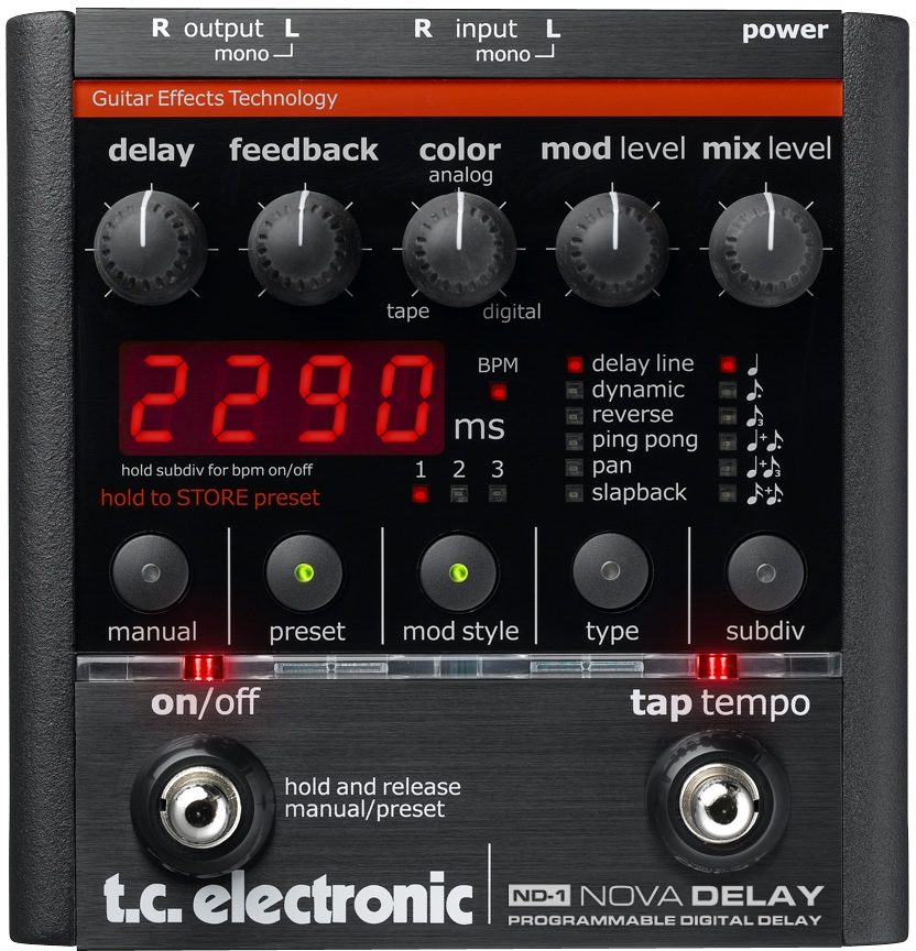 TC Electronic ND1 Nova Delay Pedal | zZounds