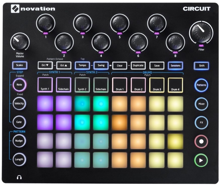 Novation Circuit Groove Box with Sample Import