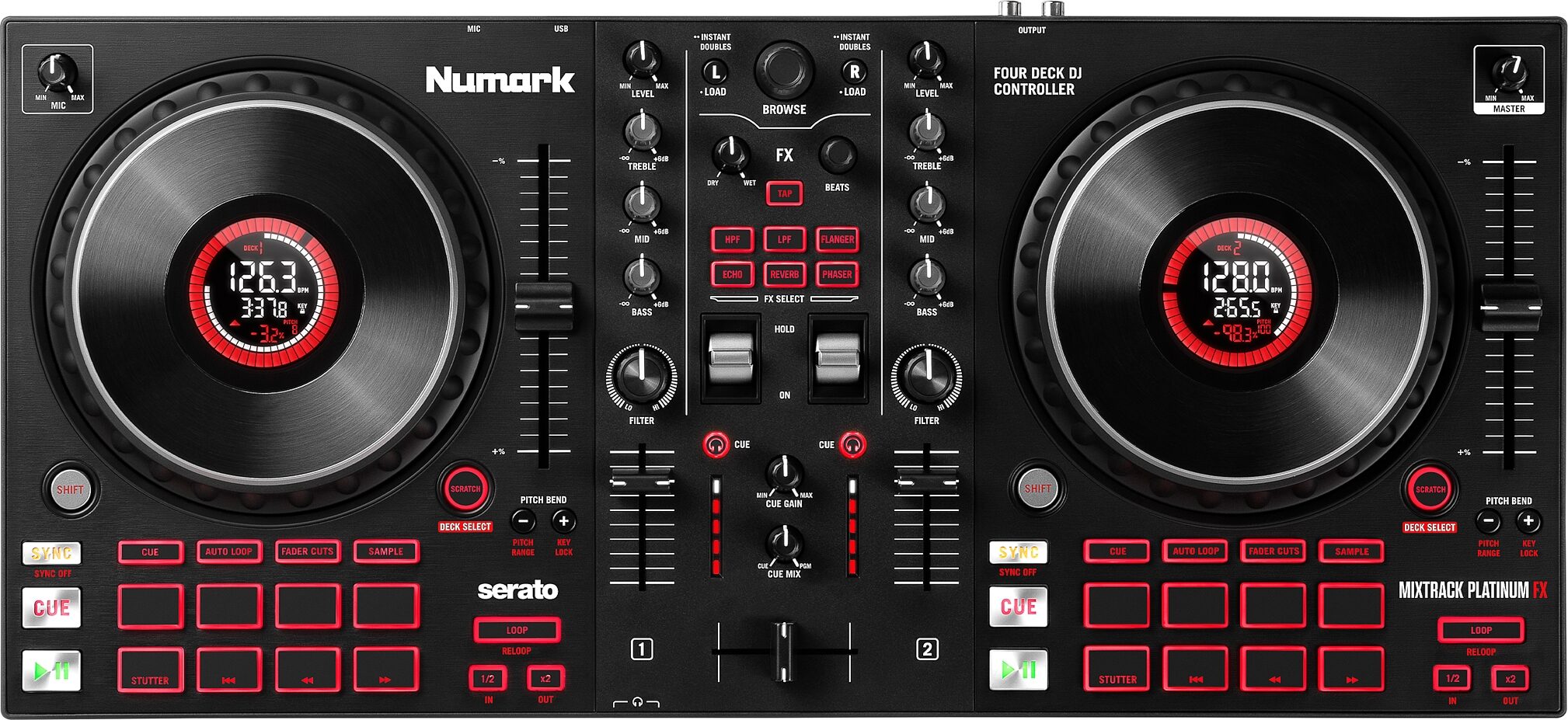 Numark Mixtrack Platinum FX USB DJ Controller