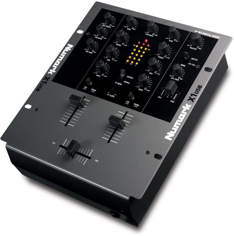 Numark X1USB 2-Channel DJ Mixer with USB, Main