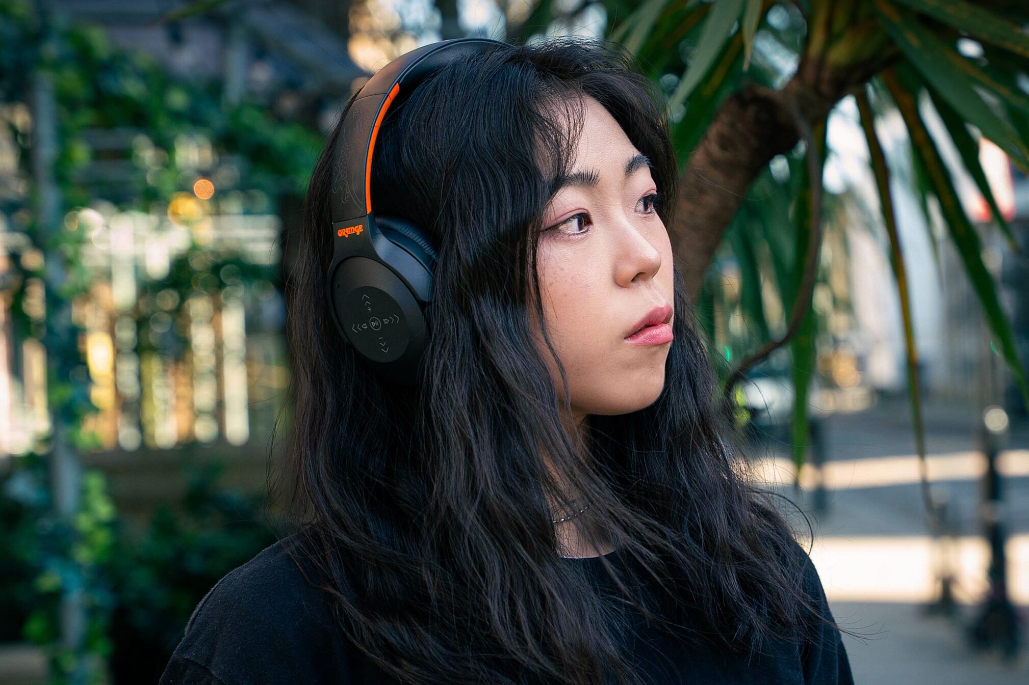 Orange O Edition MKII Wireless Noise-Cancelling Bluetooth Headphones, New, In Use