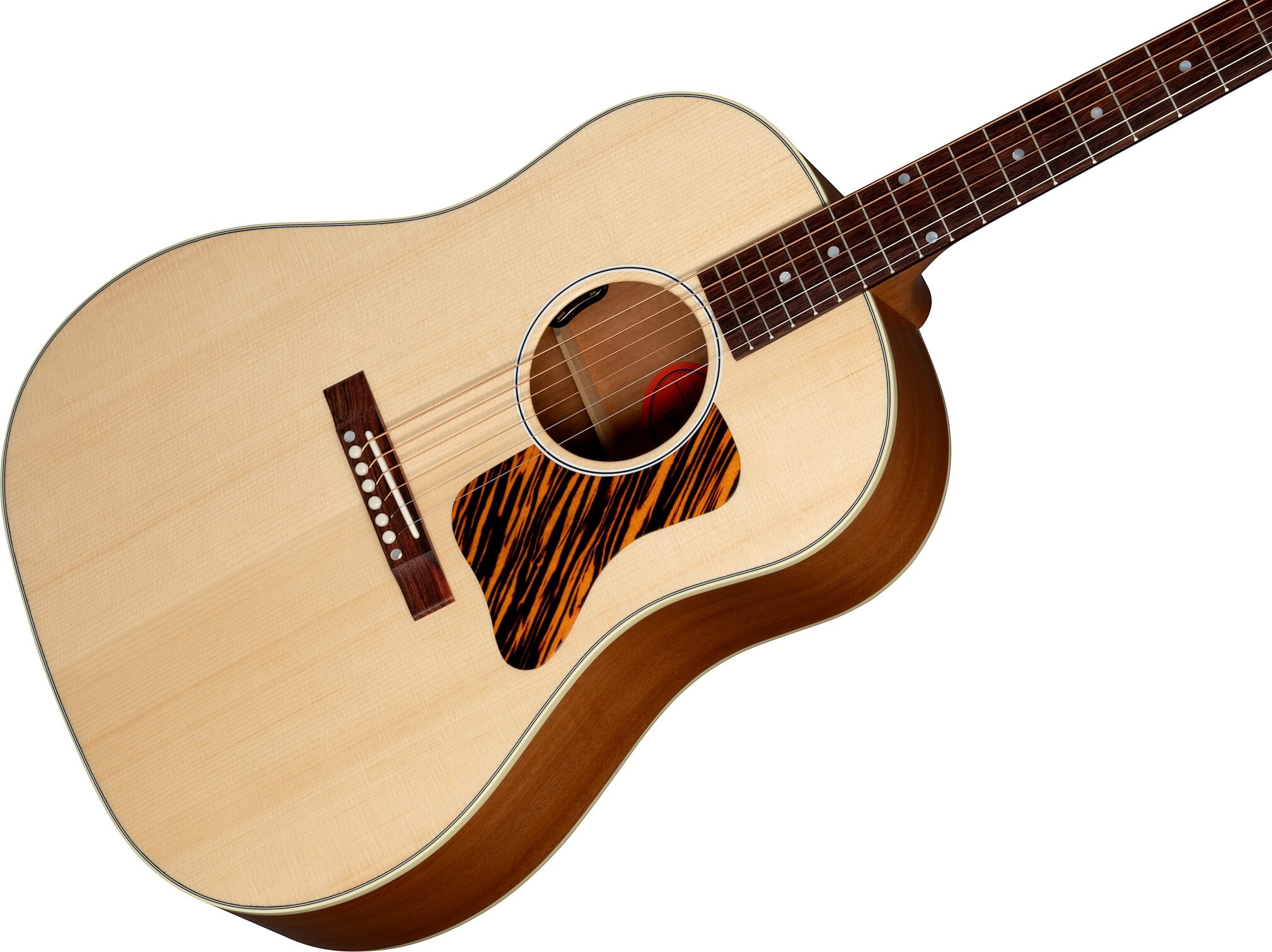 Gibson J-35 '30s Faded Acoustic-Electric Guitar (with Case), Antique Natural, Open Box (Very Good), Action Position Back
