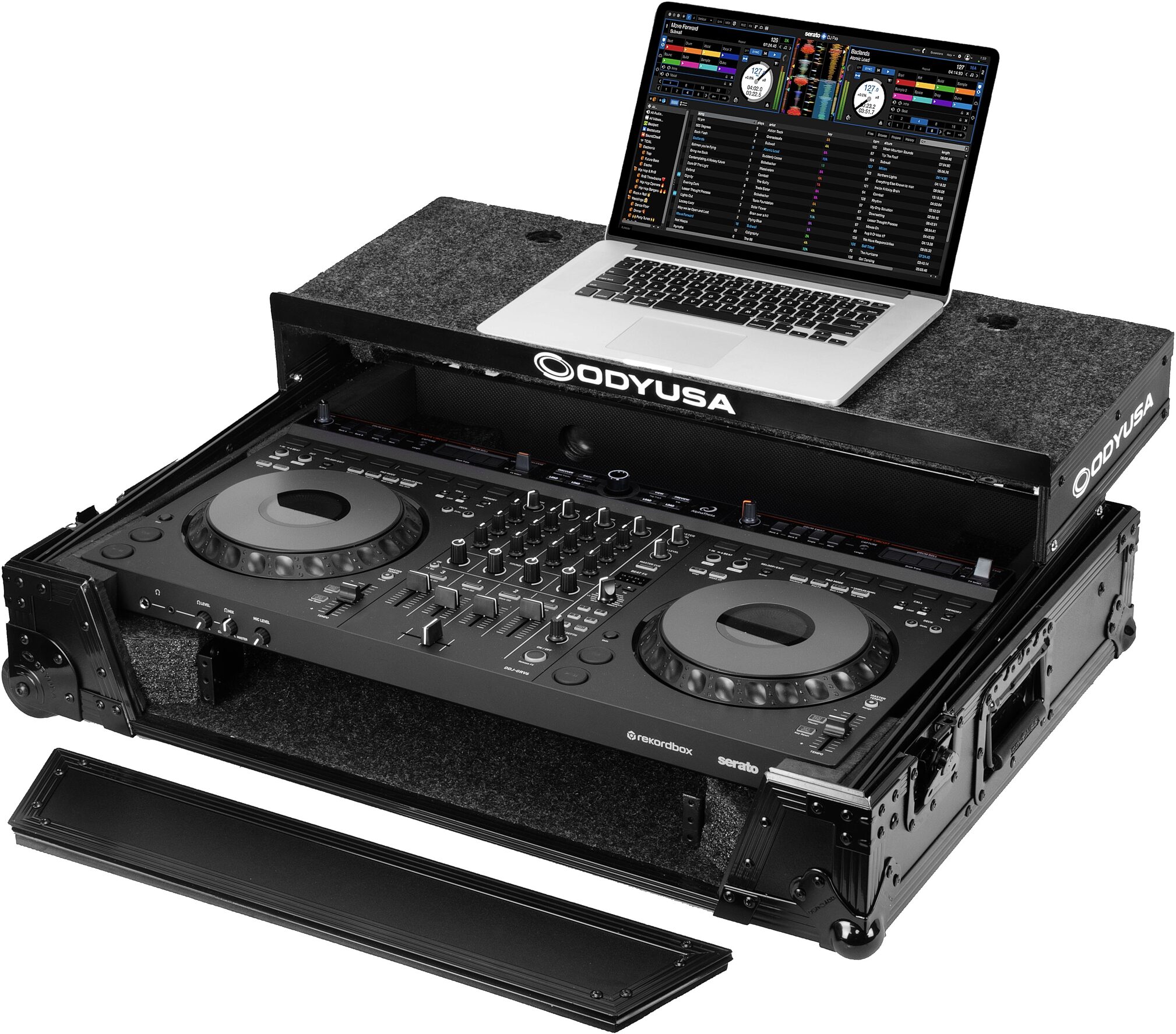 Odyssey 1U Flight Case for DDJ-GRV6, New, Action Position Back