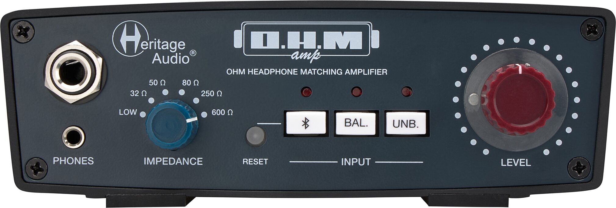 Heritage Audio OHM Variable Impedance Headphone Amplifier, New, Action Position Back
