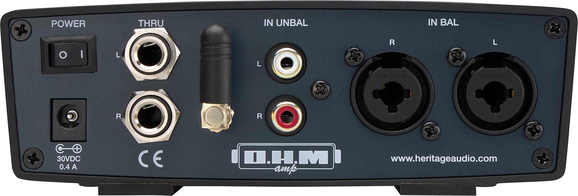 Heritage Audio OHM Variable Impedance Headphone Amplifier, New, Action Position Back