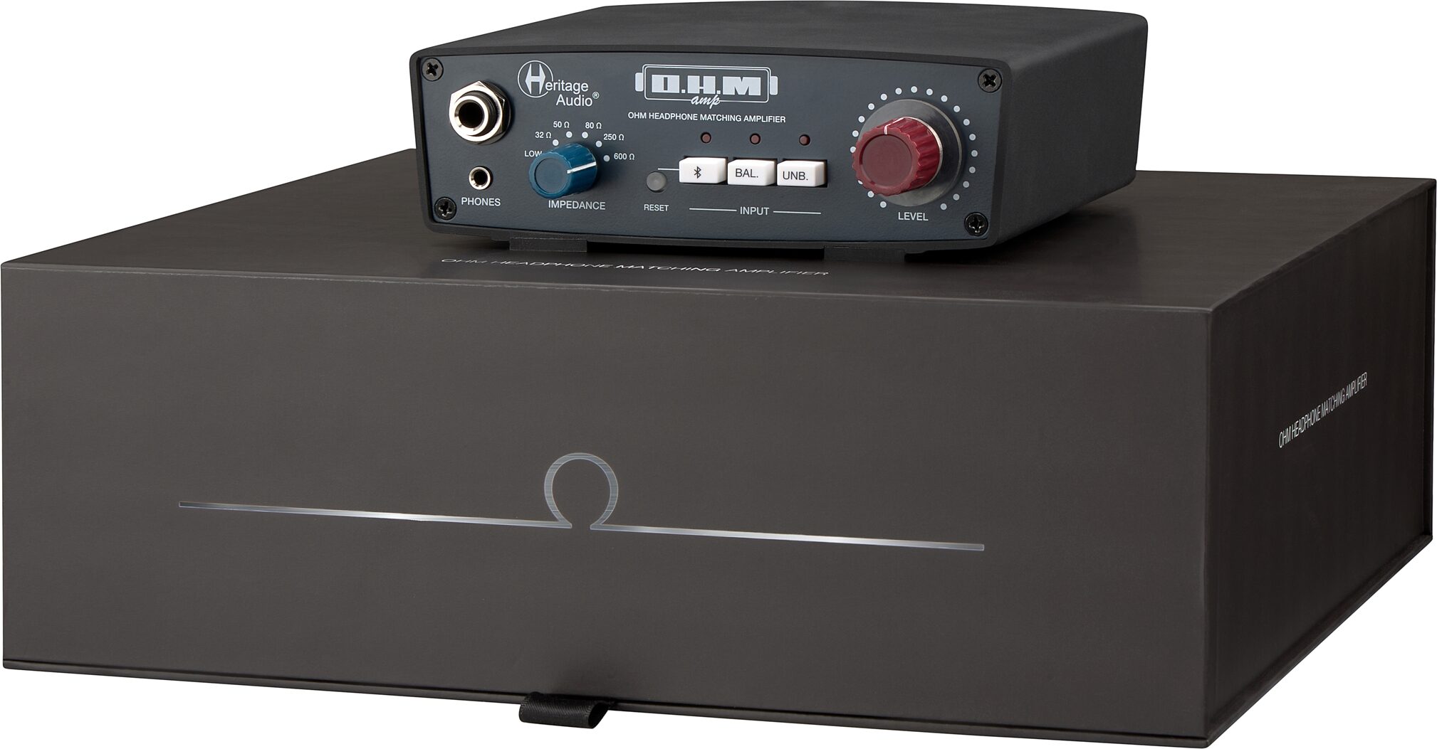 Heritage Audio OHM Variable Impedance Headphone Amplifier, New, Action Position Back