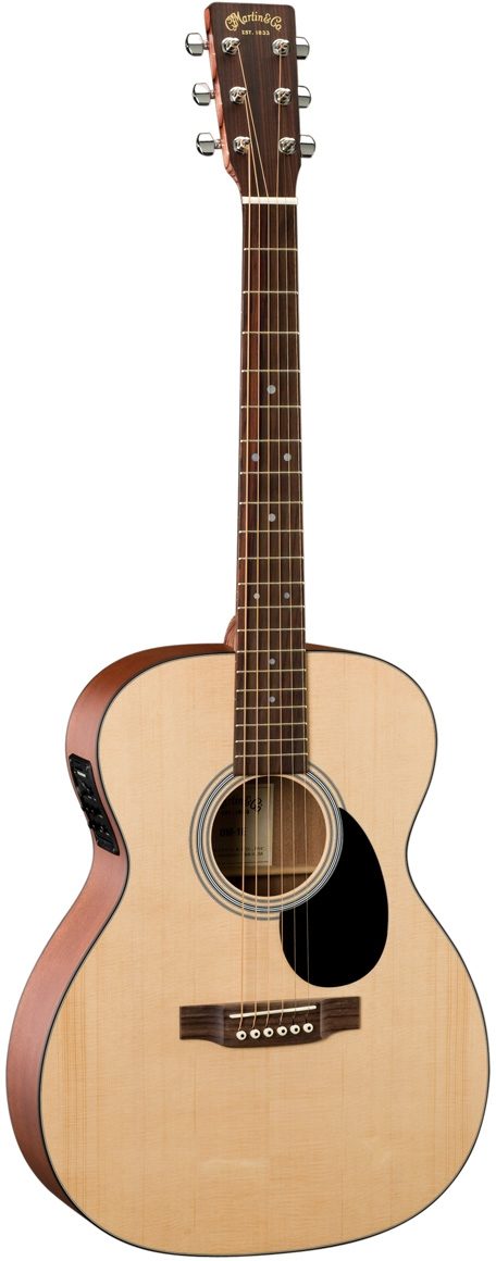 Martin OM-1E Acoustic-Electric Guitar (with Case), Main