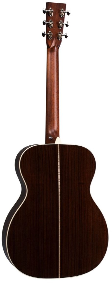 Martin OM-28E Acoustic-Electric Guitar with LR Baggs Anthem (and Case), Back
