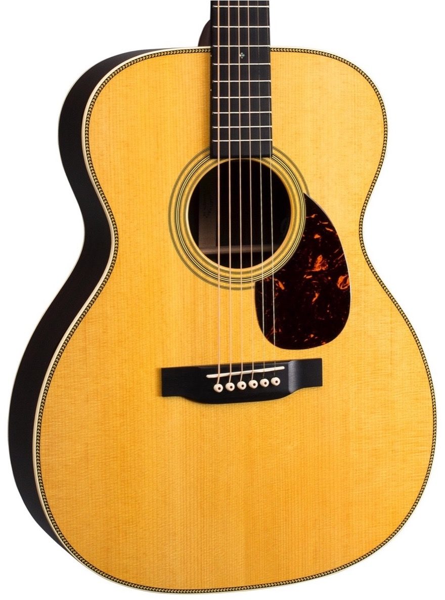 Martin OM-28E Acoustic-Electric Guitar with LR Baggs Anthem (and Case), Body
