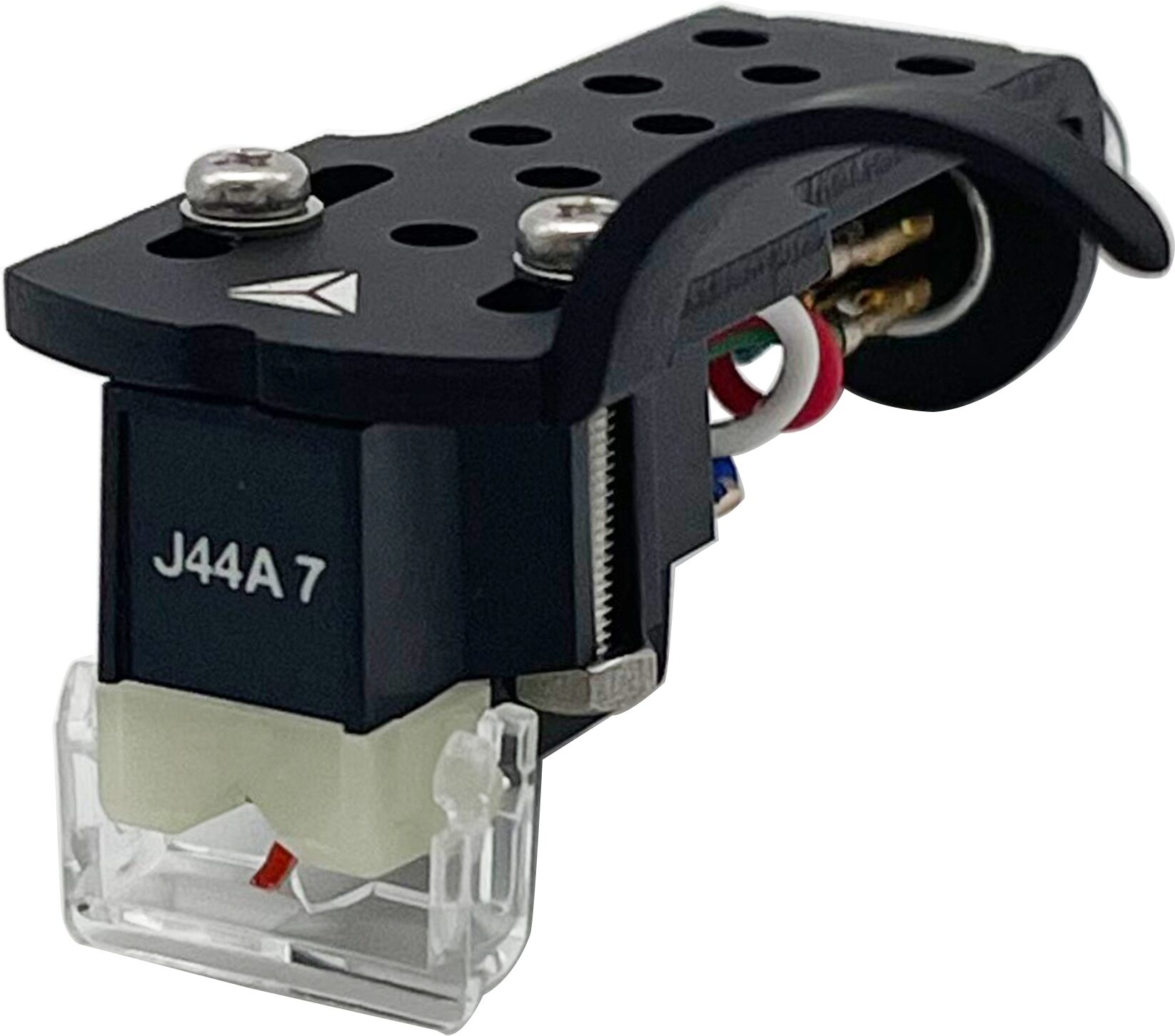 JICO OMNIA J44A 7 Aurora IMP Nude Turntable Cartridge, Action Position Back