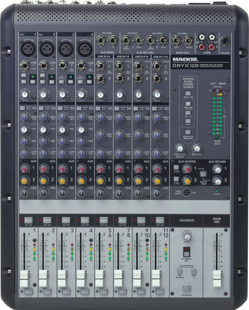 Mackie Onyx 1220 12-Channel Mixer | zZounds