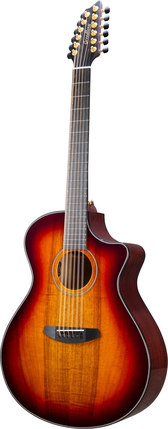 Breedlove Oregon Concerto Dreadnought CE Acoustic-Electric Guitar, 12-String (with Case), Action Position Back