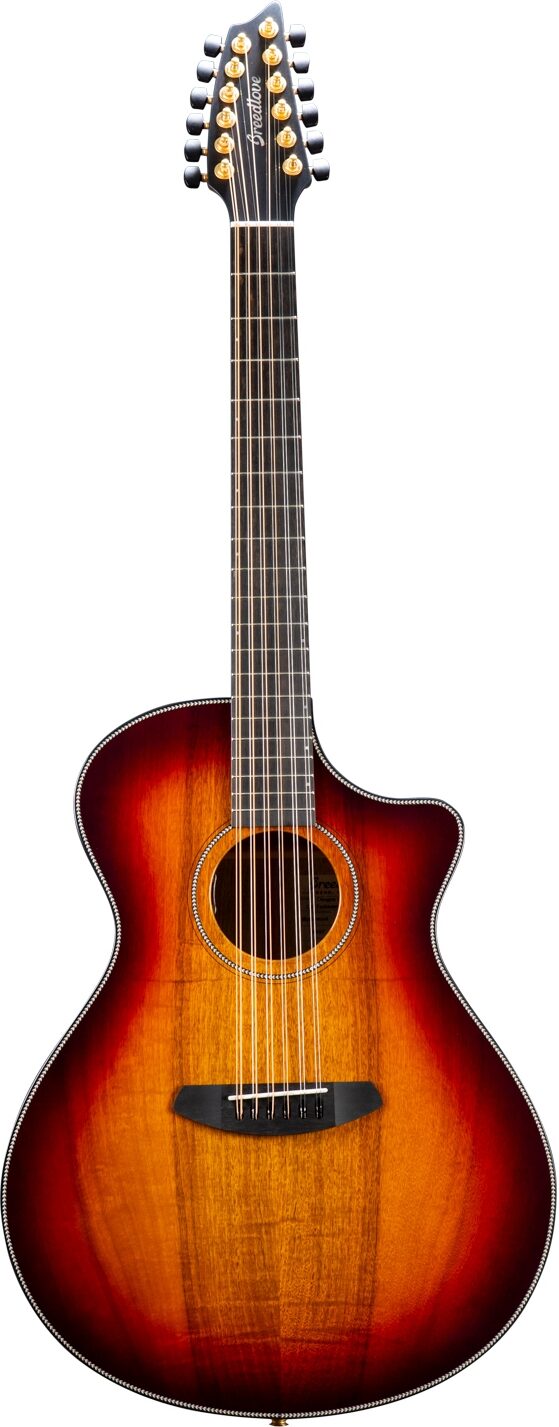 Breedlove Oregon Concerto Dreadnought CE Acoustic-Electric Guitar, 12-String (with Case), Action Position Back