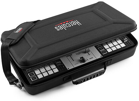 Hercules DJControl Inpulse 500 DJ Controller, Limited-Edition Silver, with Included Carry Case, Case Included