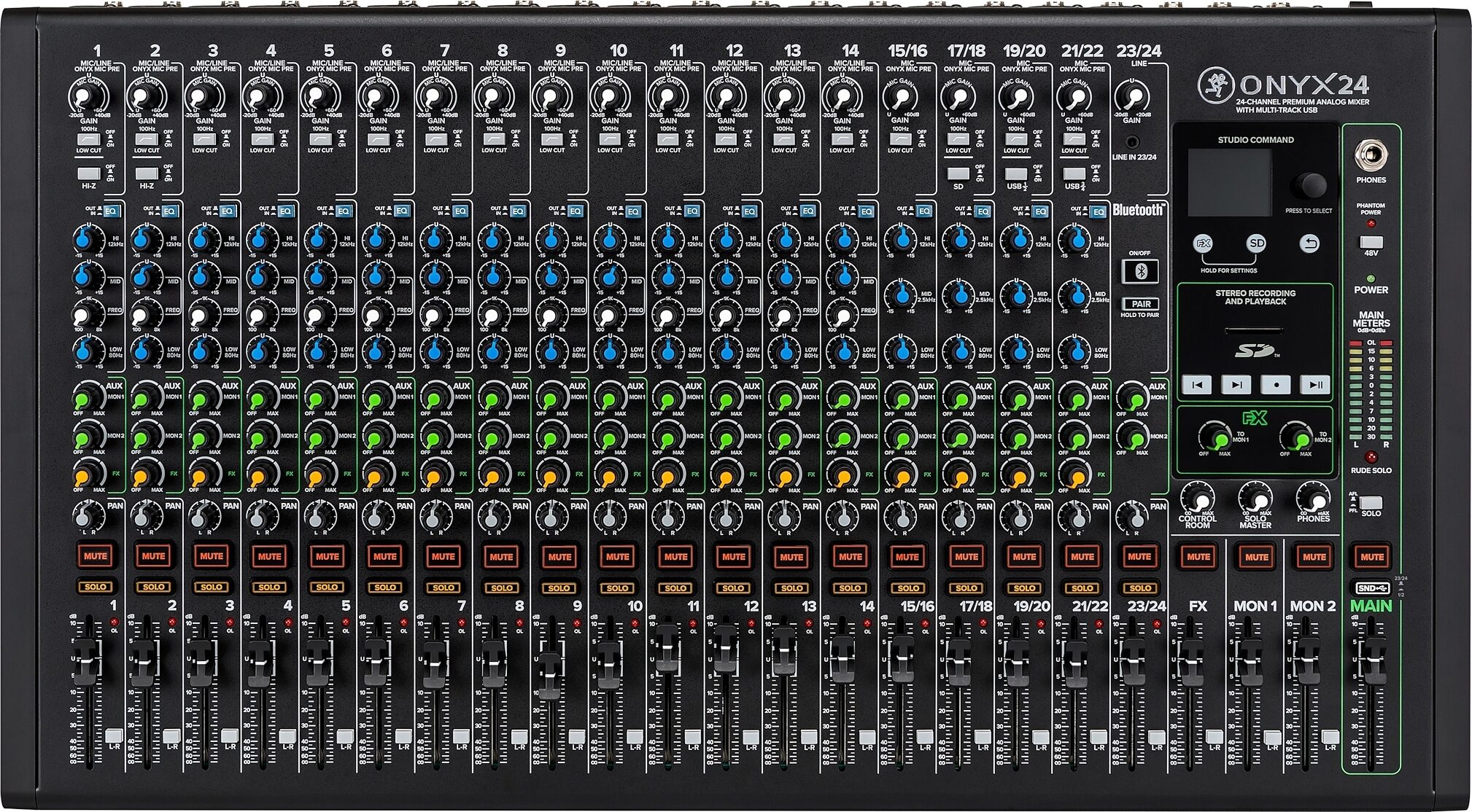 Mackie Onyx24 Premium Analog Mixer with Multitrack USB | zZounds