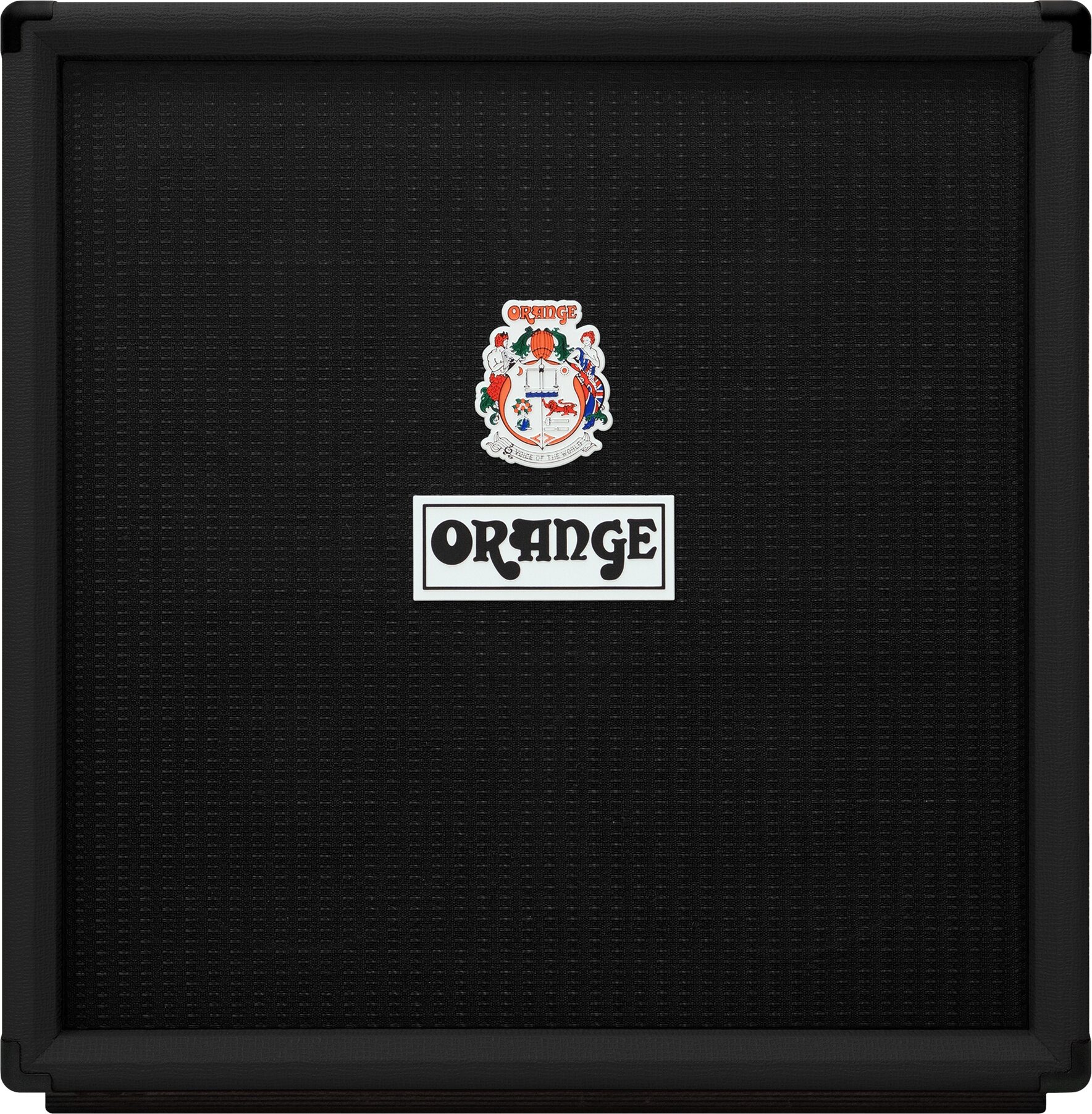 Orange OBC410 Bass Speaker Cabinet (600 Watts, 4x10"), Black, 8 Ohm, Action Position Back