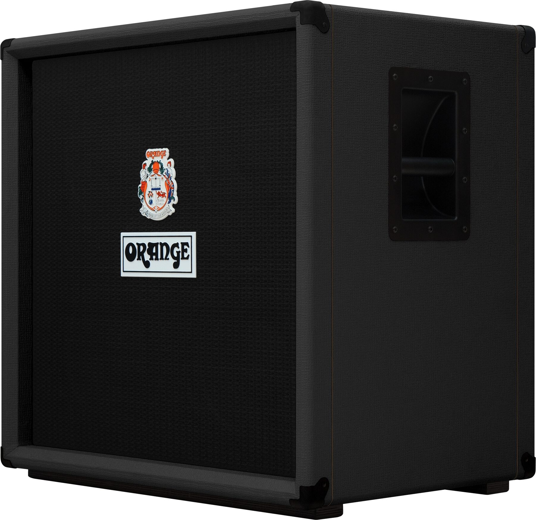 Orange OBC410 Bass Speaker Cabinet (600 Watts, 4x10"), Black, 8 Ohm, Action Position Back