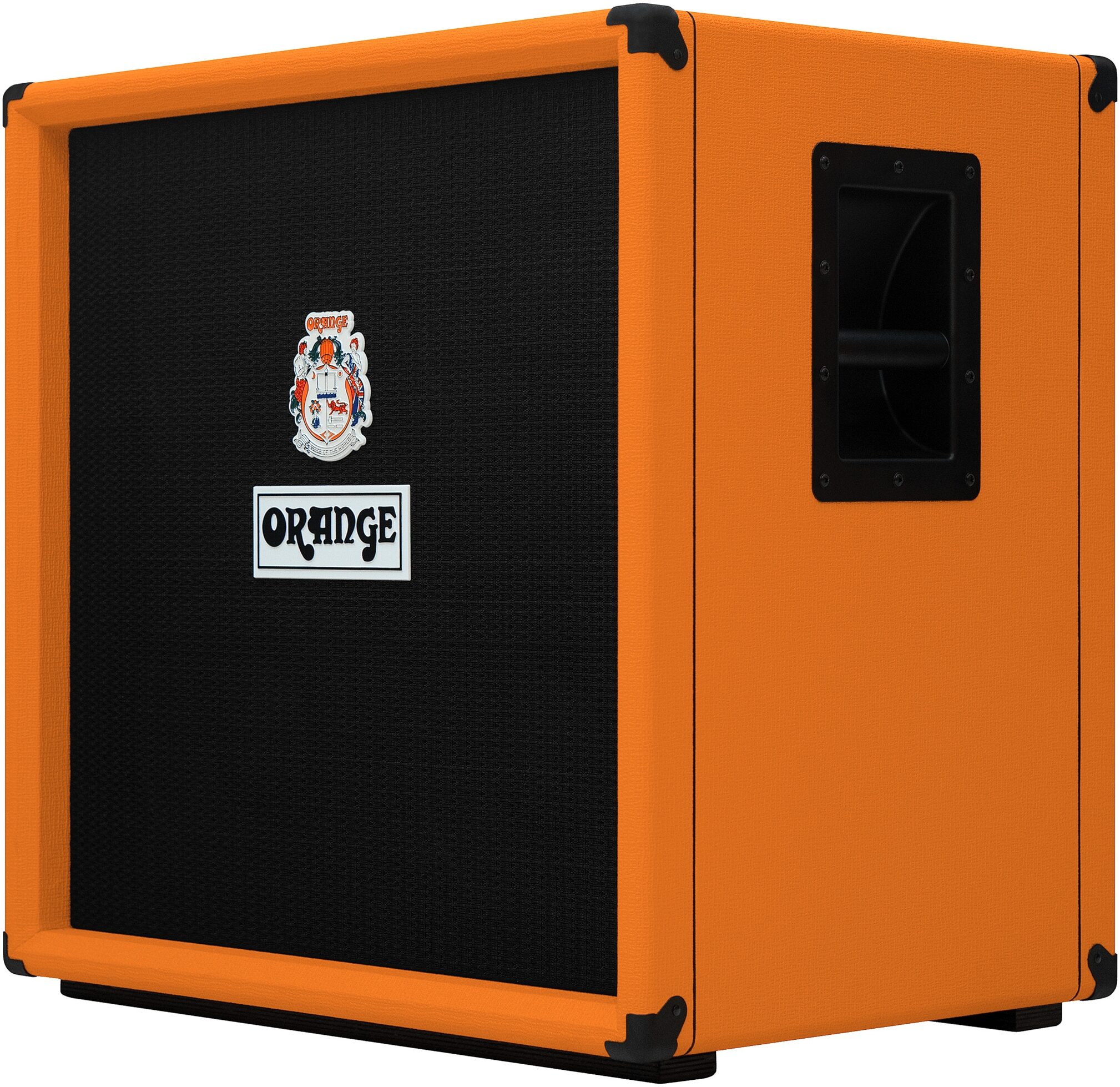 Orange OBC410 Bass Speaker Cabinet (600 Watts, 4x10"), Orange, 8 Ohm, Open Box (Good), Angled Front