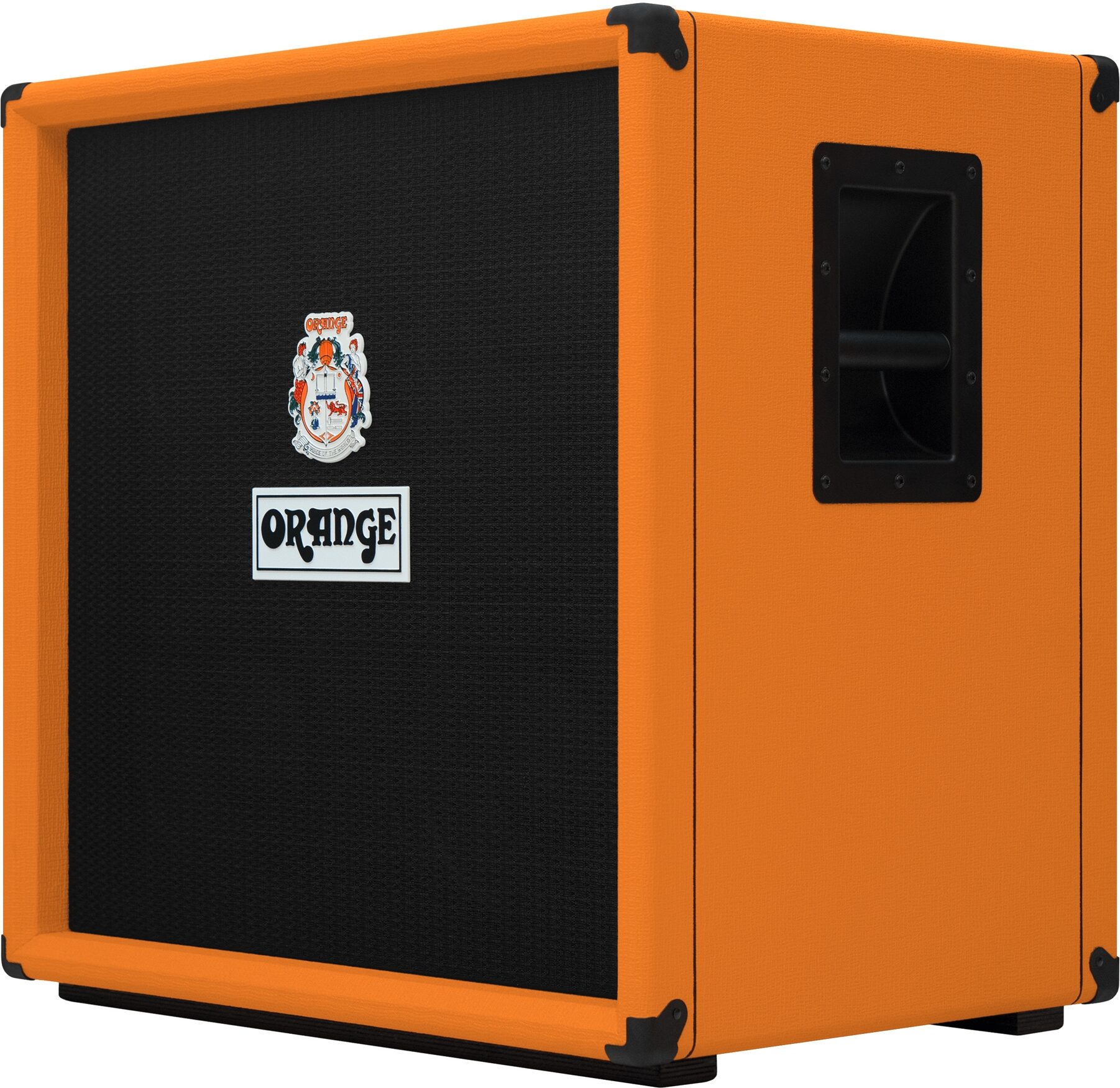Orange OBC410 Bass Speaker Cabinet (600 Watts, 4x10"), Orange, 8 Ohm, Open Box (Good), Action Position Back