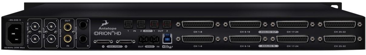 Antelope Audio Orion32 HD USB MADI AD/DA Converter and Interface, ve