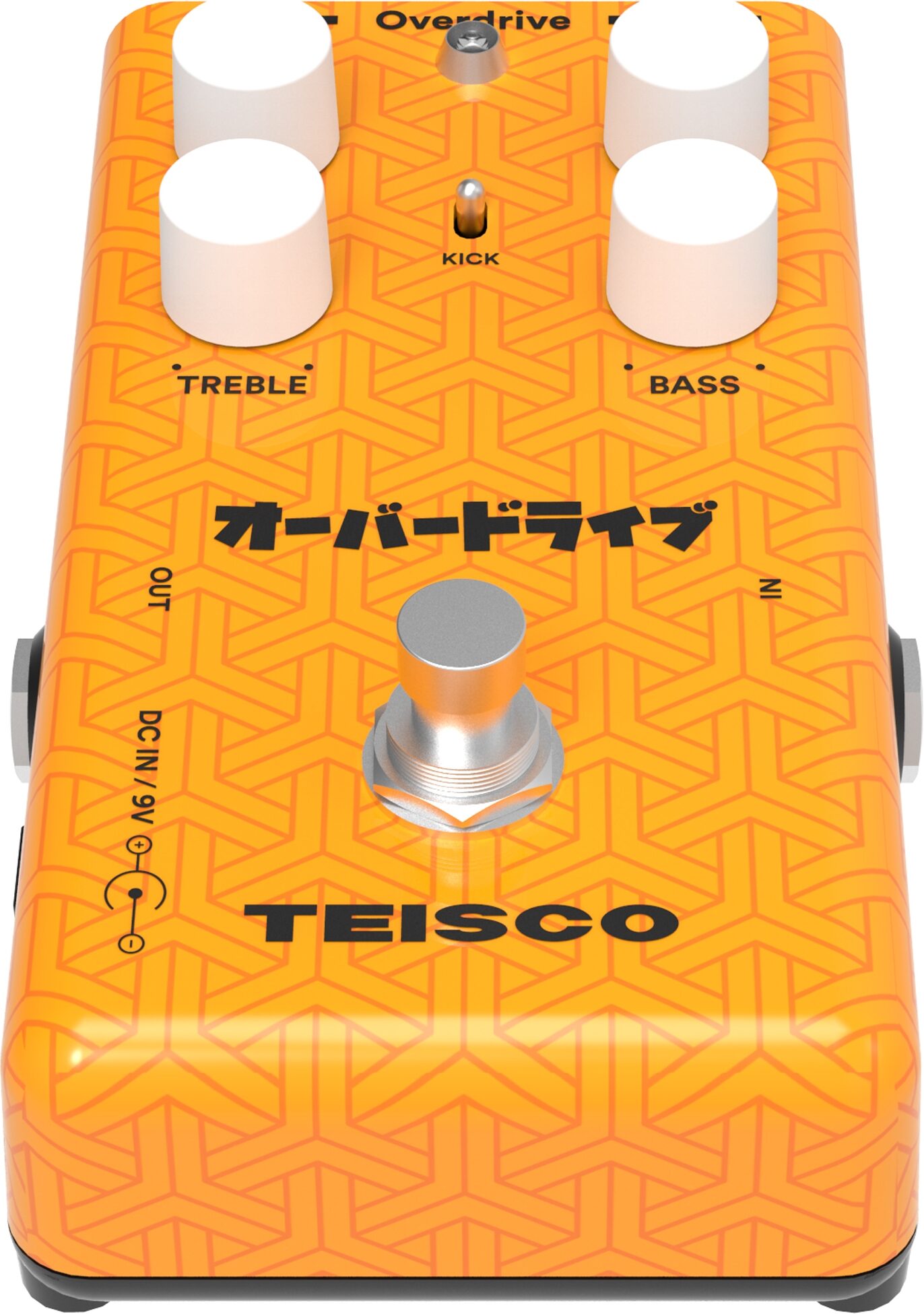 Teisco Overdrive Pedal, Action Position Back