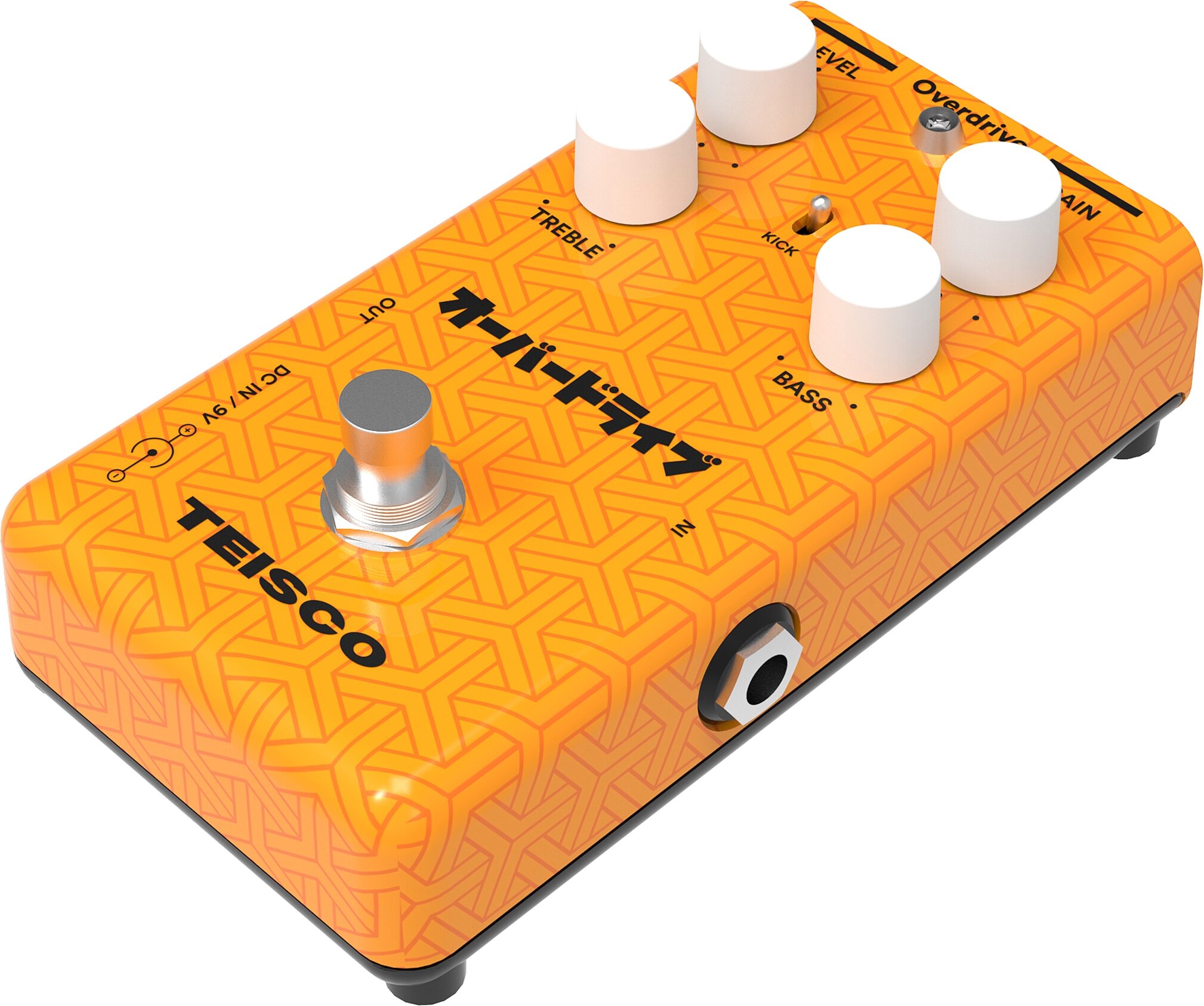 Teisco Overdrive Pedal, Action Position Back