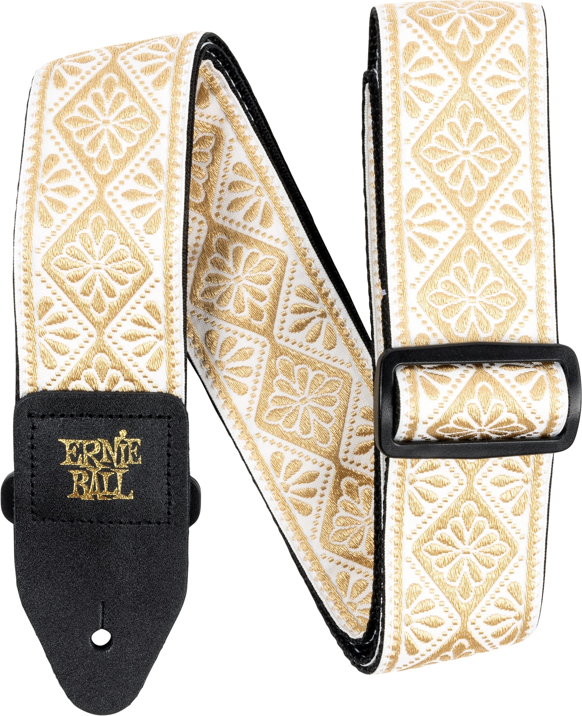 Ernie Ball Jacquard Guitar Strap, Diamond Blossom, Action Position Back