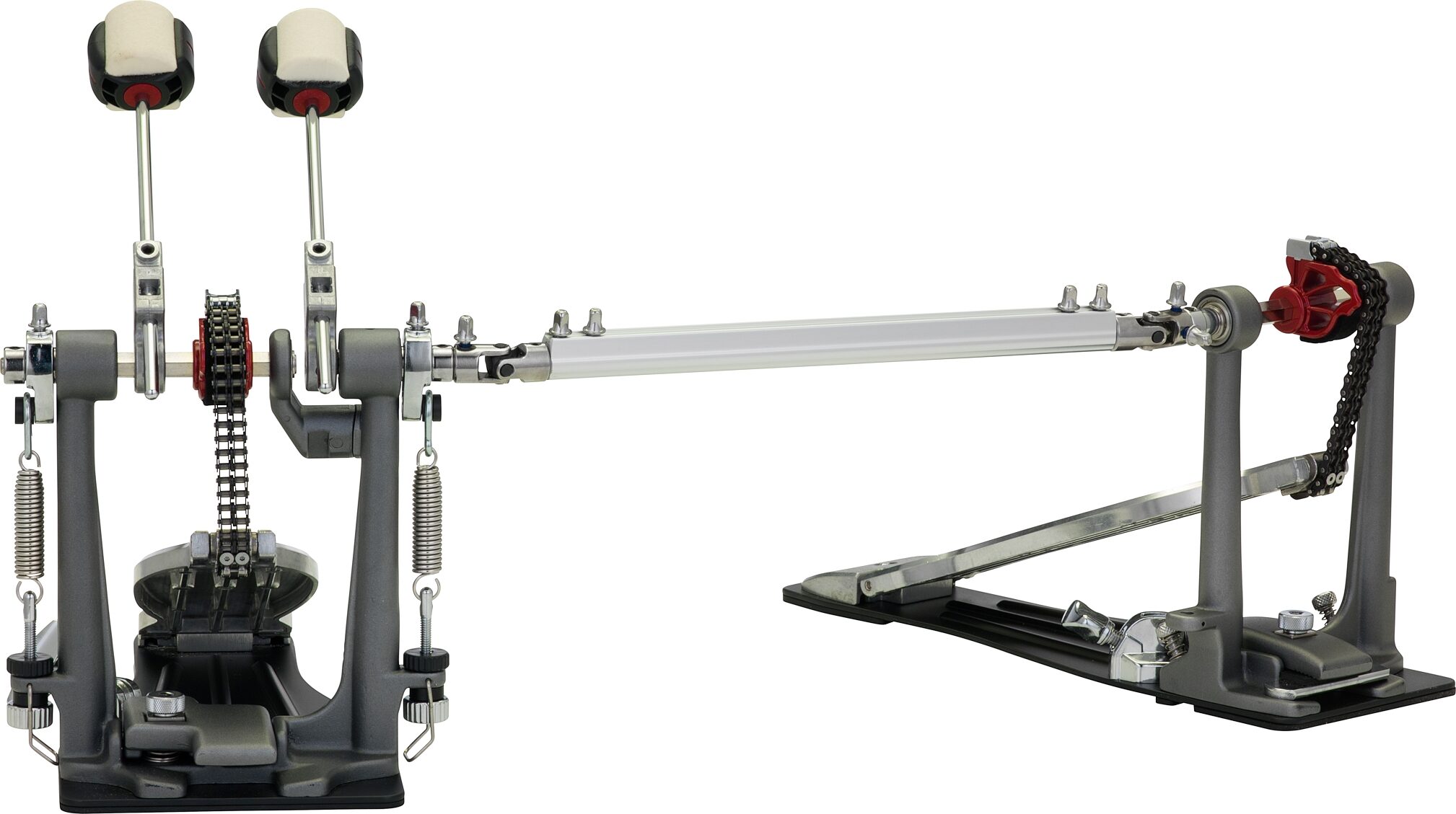 Pearl P-1032R Eliminator Solo Double Bass Drum Pedal (Red Cam), Action Position Back