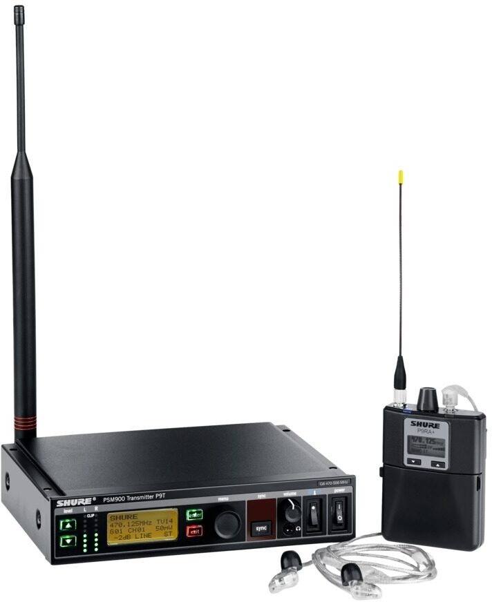 Shure PSM900 Personal Monitor System with SE425 In-Ear Headphones, Band G7, Main