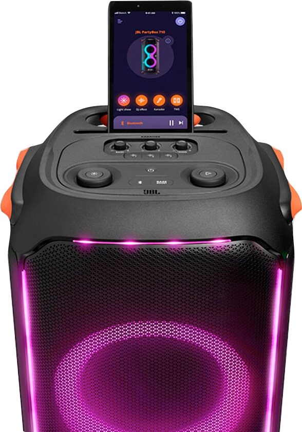 JBL PartyBox 710 Bluetooth Portable Powered Speaker, New, Action Position Back
