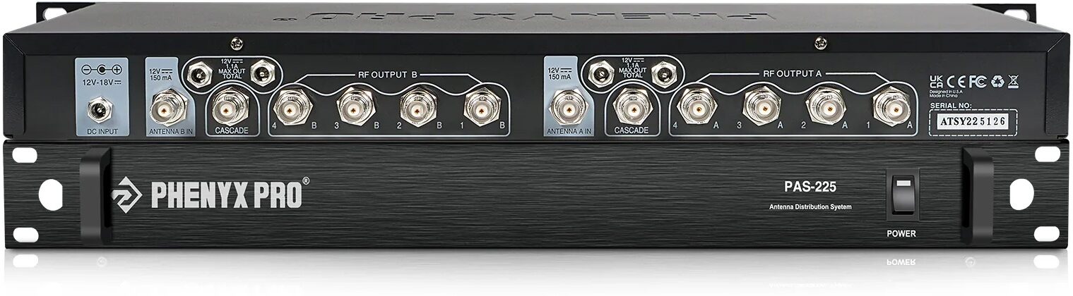 Phenyx Pro PAS-225X Antenna Distribution System Bundle | zZounds