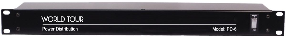 World Tour PD-6 6 Outlet Rack Power Distribution, Main