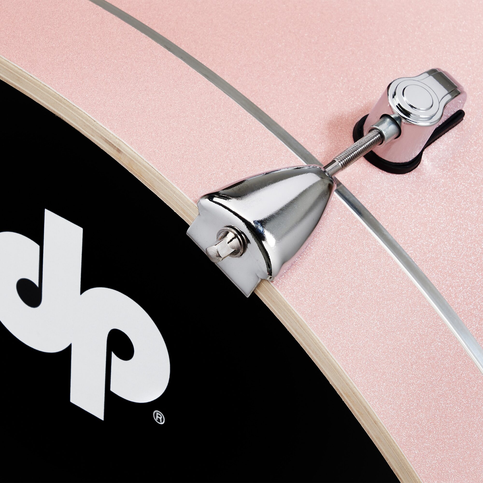 Pacific Drums PDP MainStage Complete Drum Set, 5-Piece, Pale Rose, Action Position Back
