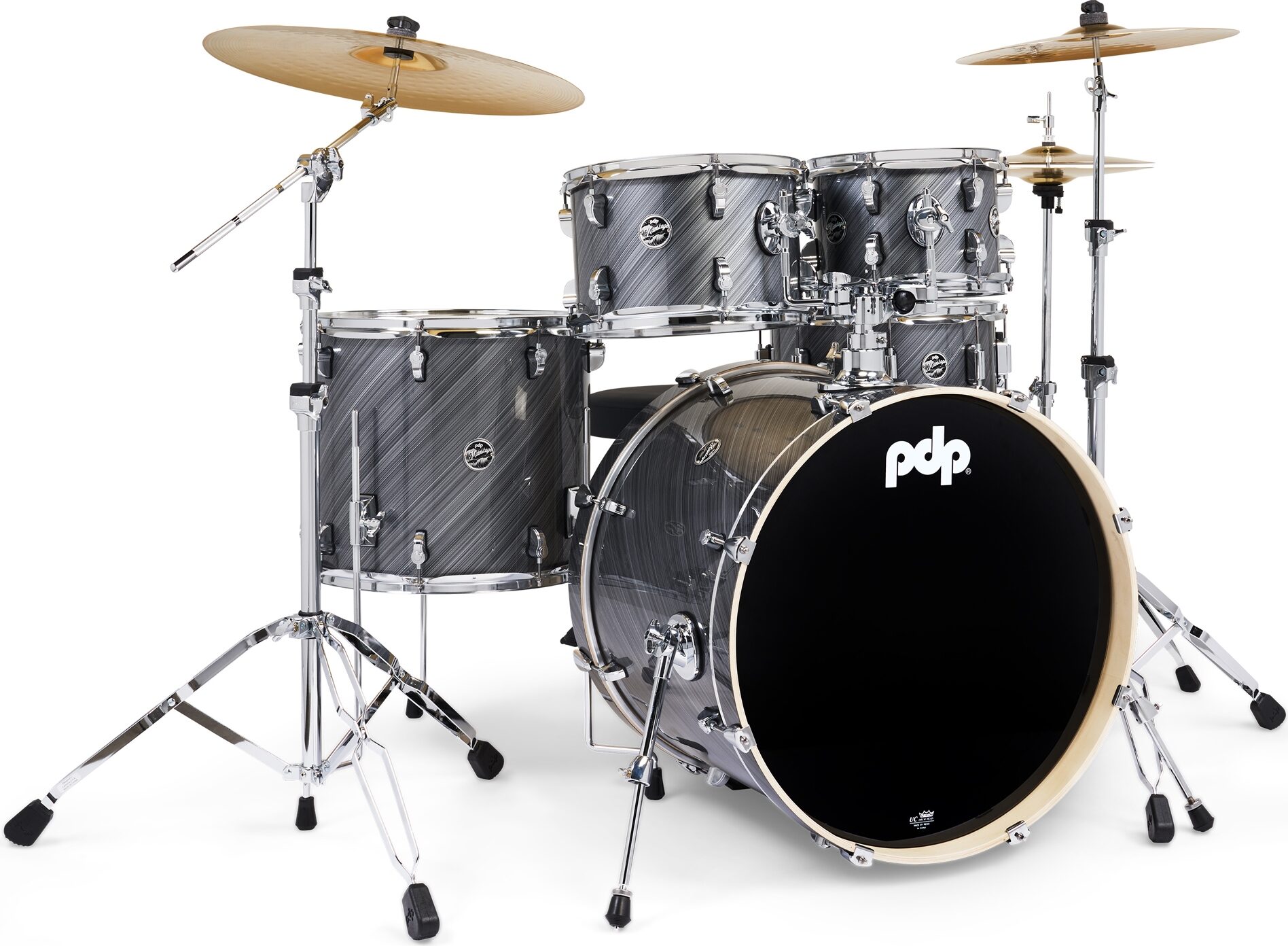 Pacific Drums PDP MainStage Complete Drum Set, 5-Piece, Twilight Graphite, Open Box (Very Good), Action Position Back