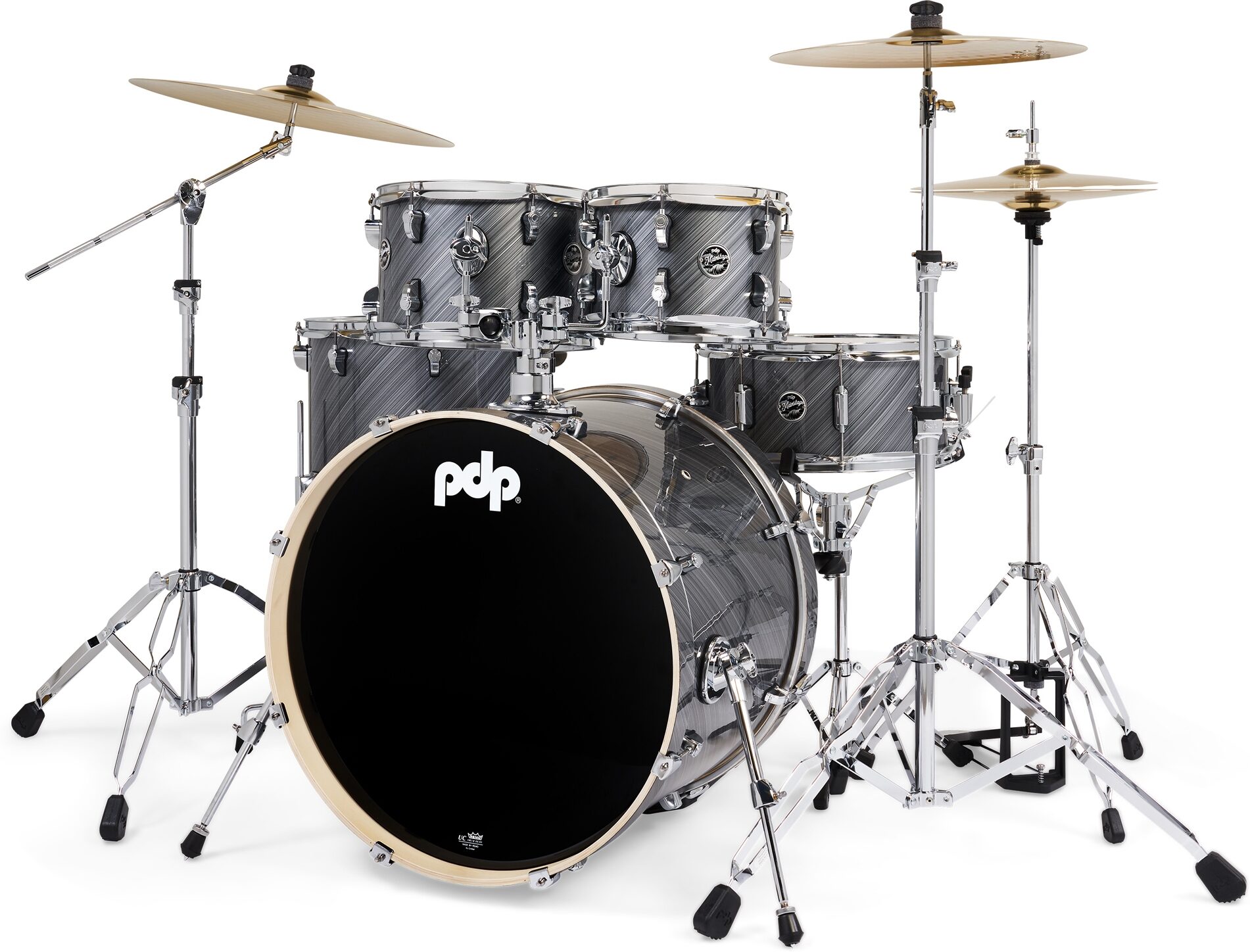 Pacific Drums PDP MainStage Complete Drum Set, 5-Piece, Twilight Graphite, Open Box (Very Good), Action Position Back