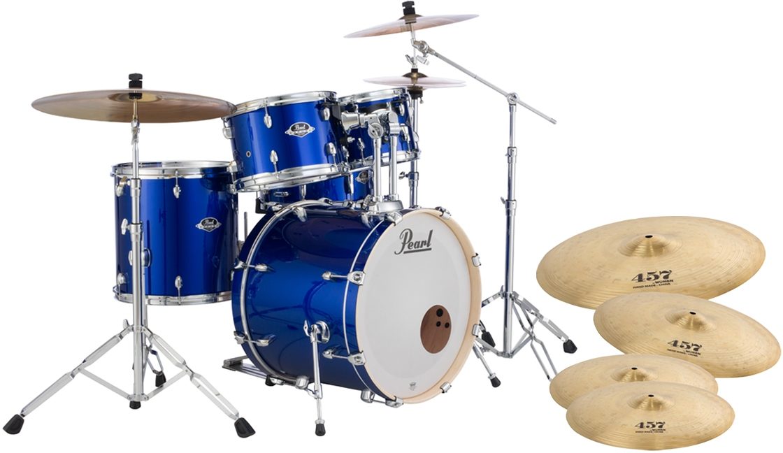Pearl EX725SPC Export Drum Kit, 5-Piece, pearl-export-pack