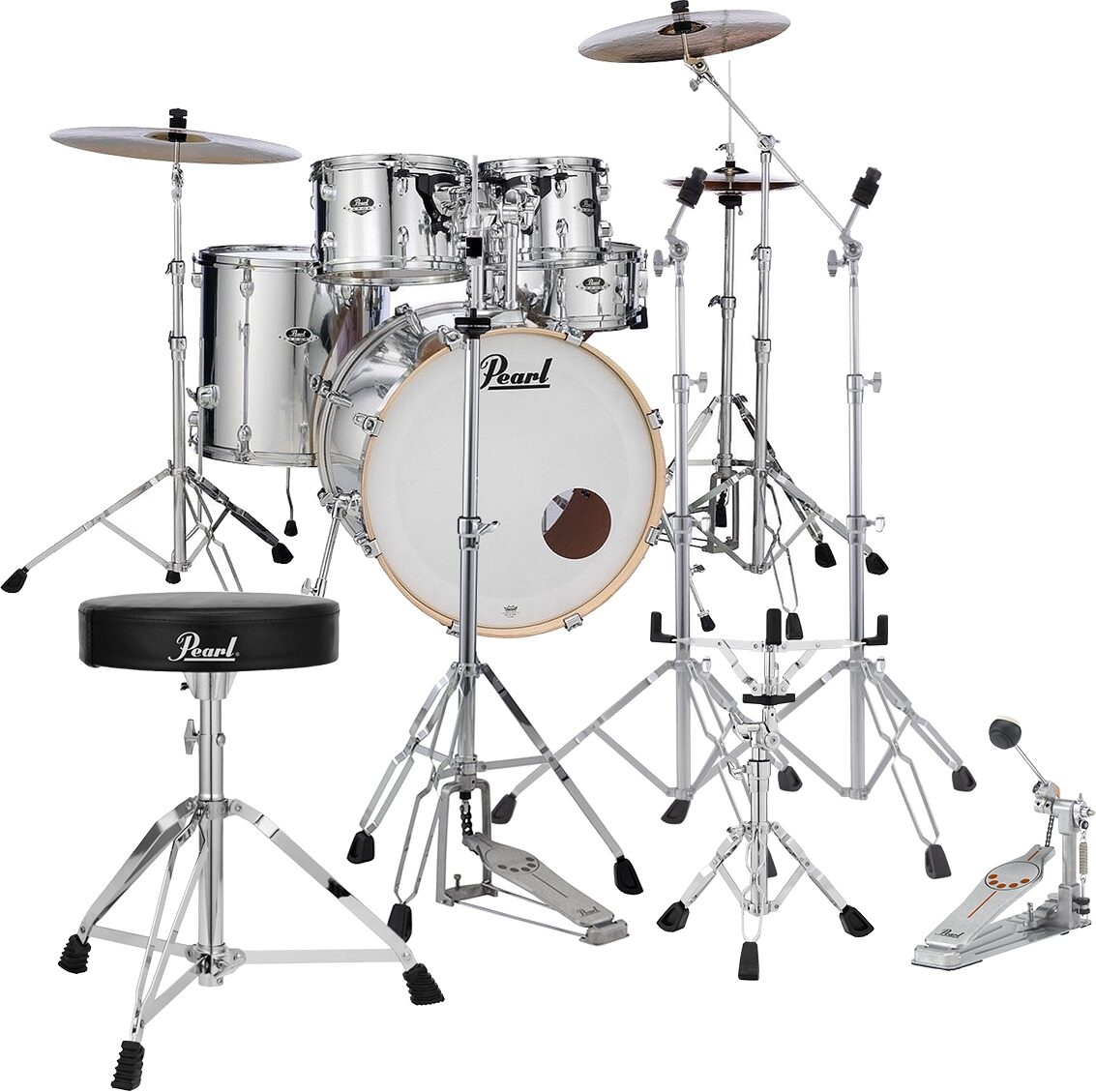 Pearl EX725SPC Export Drum Kit, 5-Piece, pack
