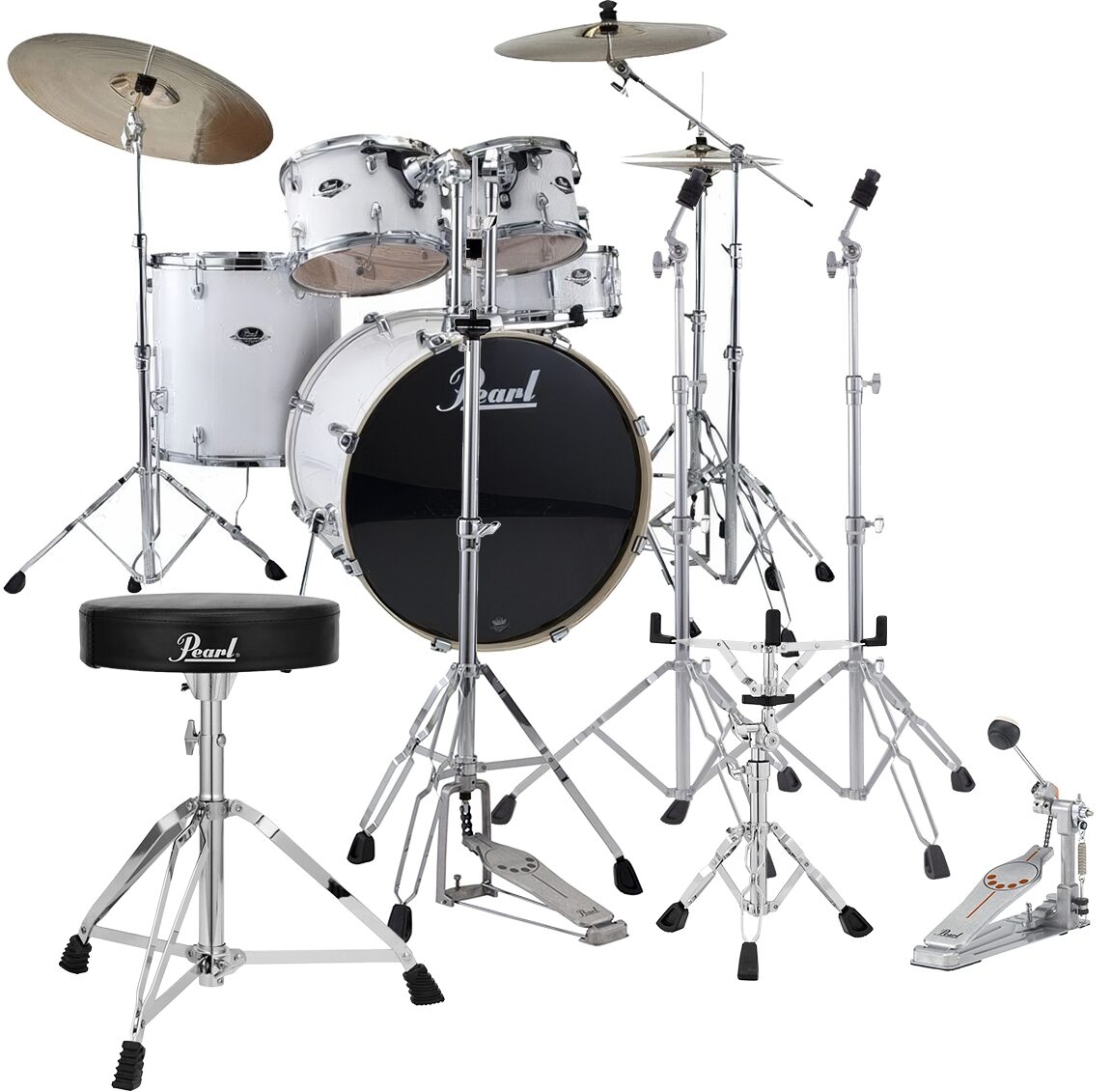 Pearl EX725SPC Export Drum Kit, 5-Piece, pack