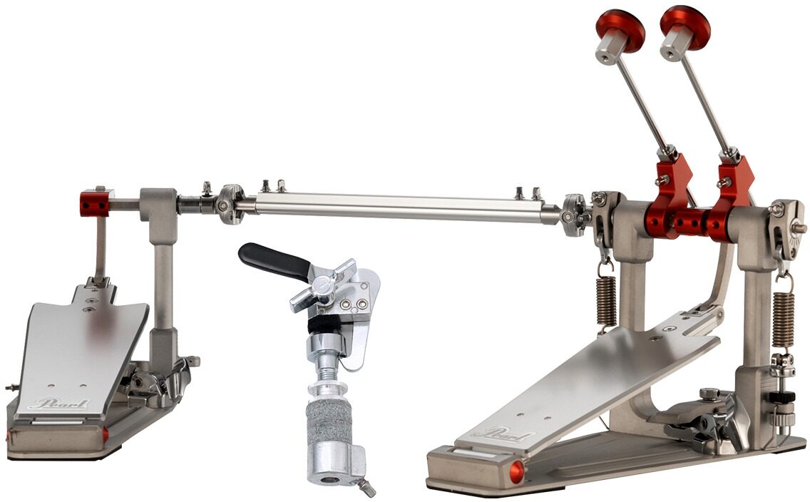 Pearl Demon XR P3502D Direct Drive Double Pedal, With Gibraltar DC Hi-Hat Drop Clutch, pack