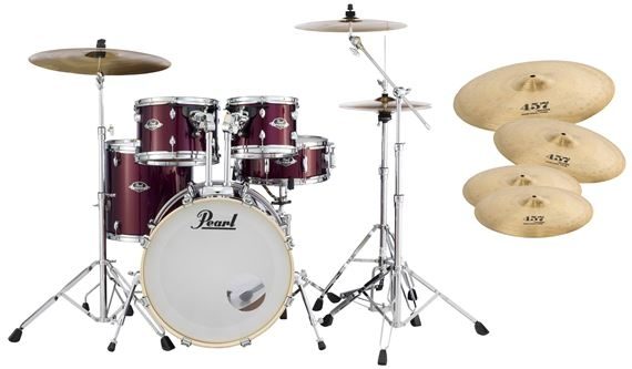 Pearl EX725SPC Export Drum Kit, 5-Piece, PEA EX725SPC BG PAK