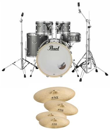 Pearl EX725SPC Export Drum Kit, 5-Piece, PEA EX725SPC GS PAK