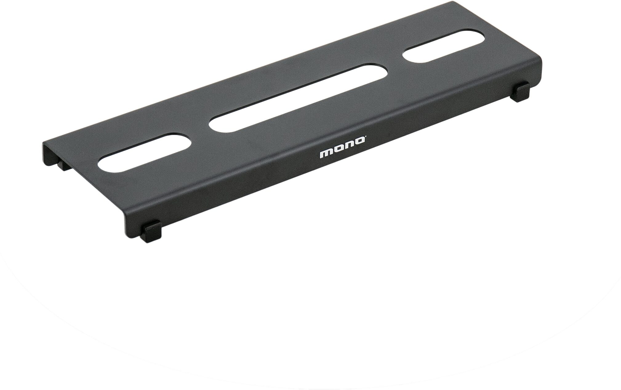 MONO Rail Pedalboard, PB-LP-BLK-BDL, Open Box (Like New), Angled Side