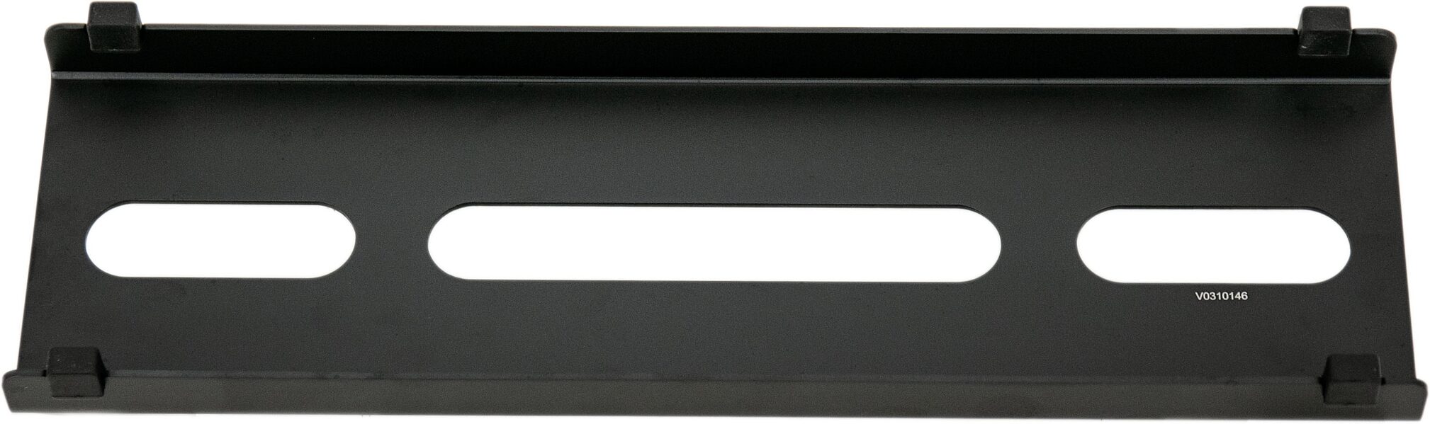 MONO Rail Pedalboard, PB-LP-BLK-BDL, Open Box (Like New), Angled Back