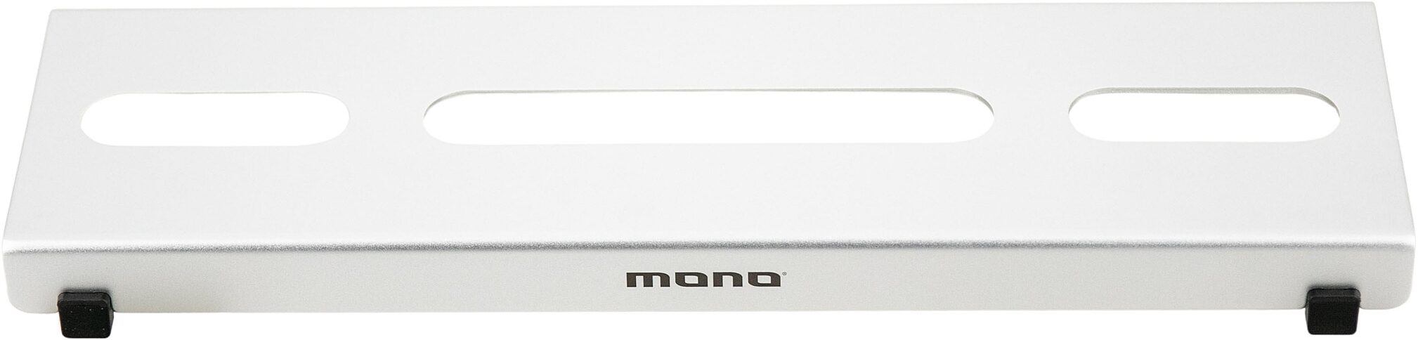 Mono Rail Pedalboard, PB-LP-SLV-BDL, Angled Front