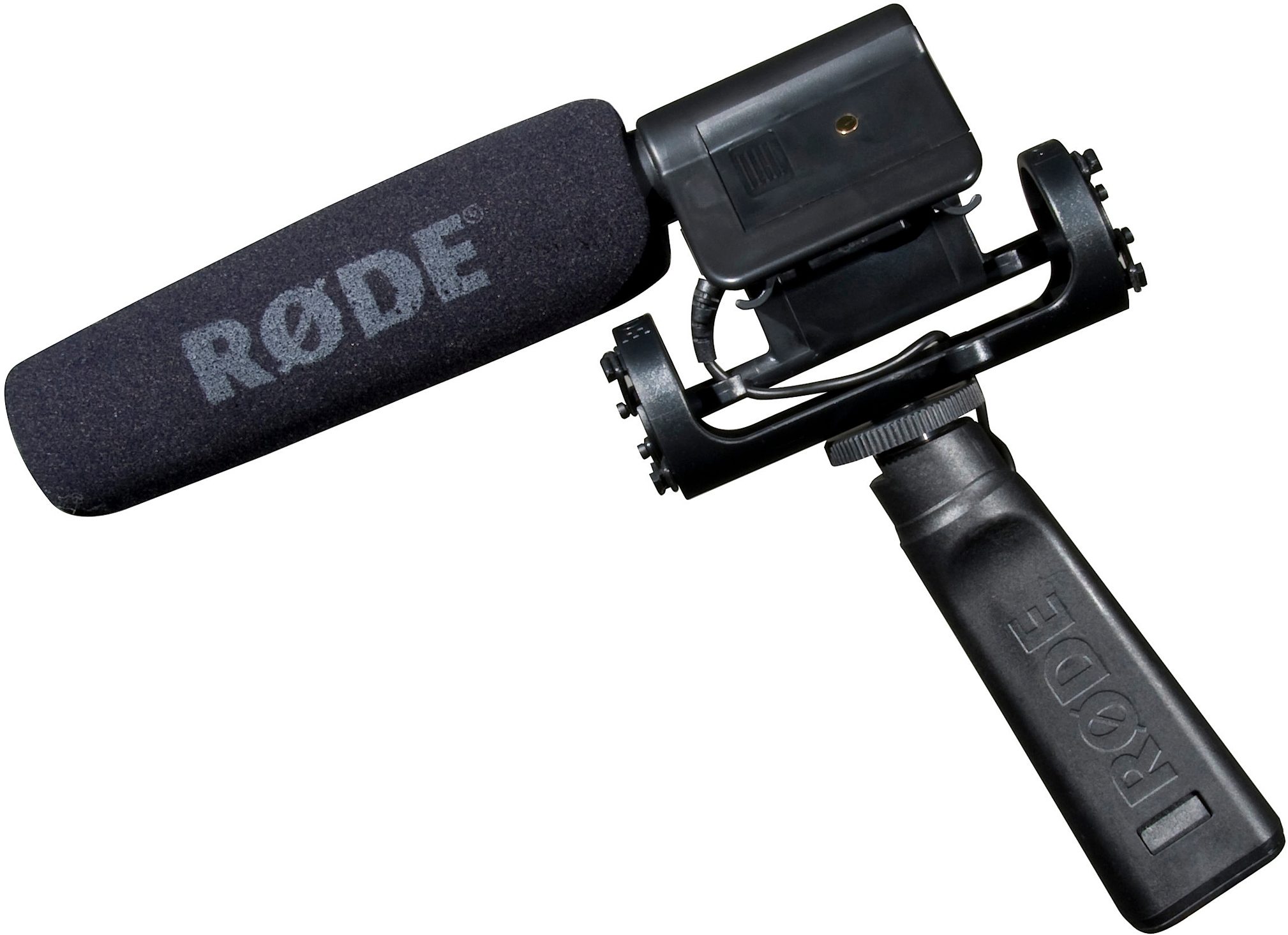 take down former Automatic Rode PG1 Pistol Grip Shock Mount for Cold-Shoe Mounted Microphone